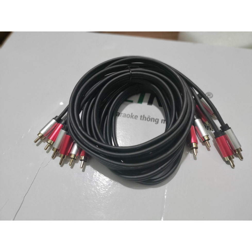 Dây AV hoa sen 2 đầu RCA 1,5M Việt KTV - Chính Hãng 2026 2026