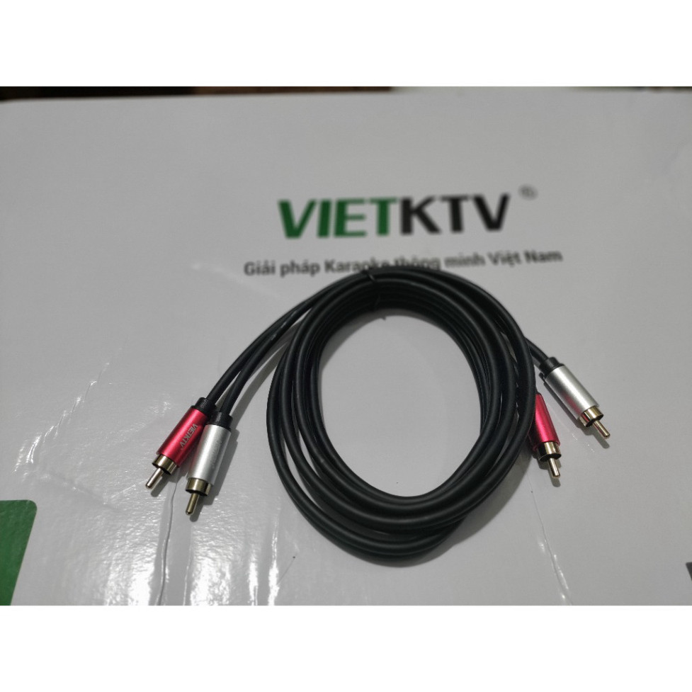 Dây AV hoa sen 2 đầu RCA 1,5M Việt KTV - Chính Hãng 2026 2026