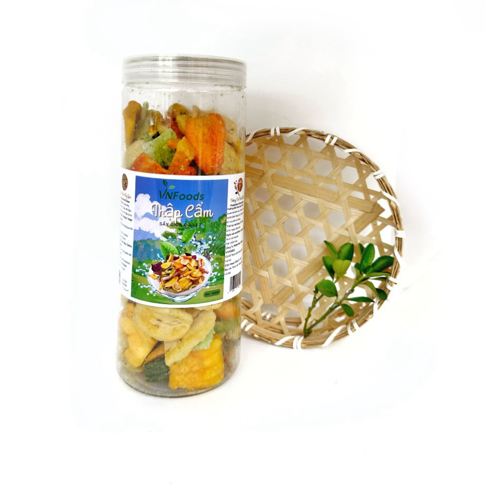 Hoa Quả Sấy Giòn Đà Lạt - Nguyên Miếng, Giòn Ngon, Đậm Vị Tự Nhiên VNFoods