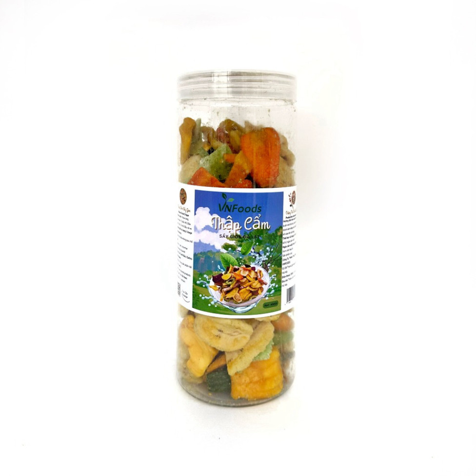 Hoa Quả Sấy Giòn Đà Lạt - Nguyên Miếng, Giòn Ngon, Đậm Vị Tự Nhiên VNFoods