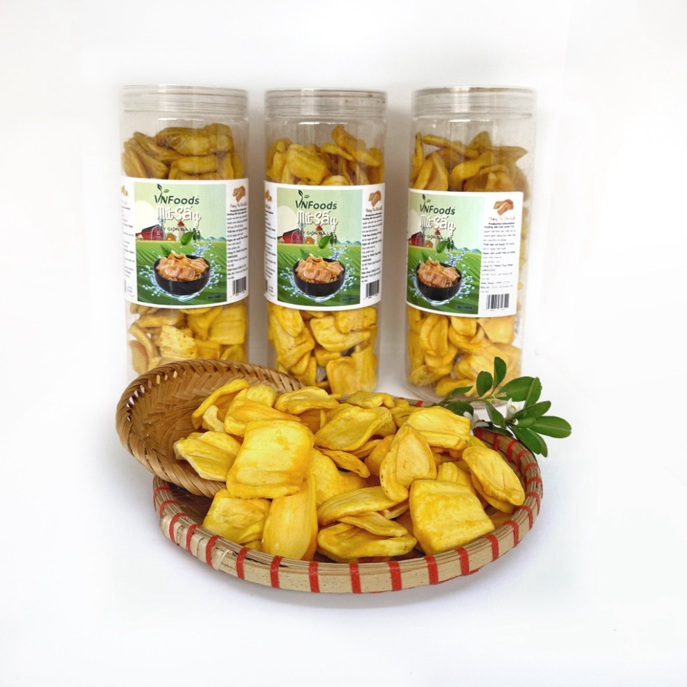 Mít Sấy Lá Bàng A - Mít Chín Vàng, Giòn Rụm, Ngon Khó Cưỡng VNFoods