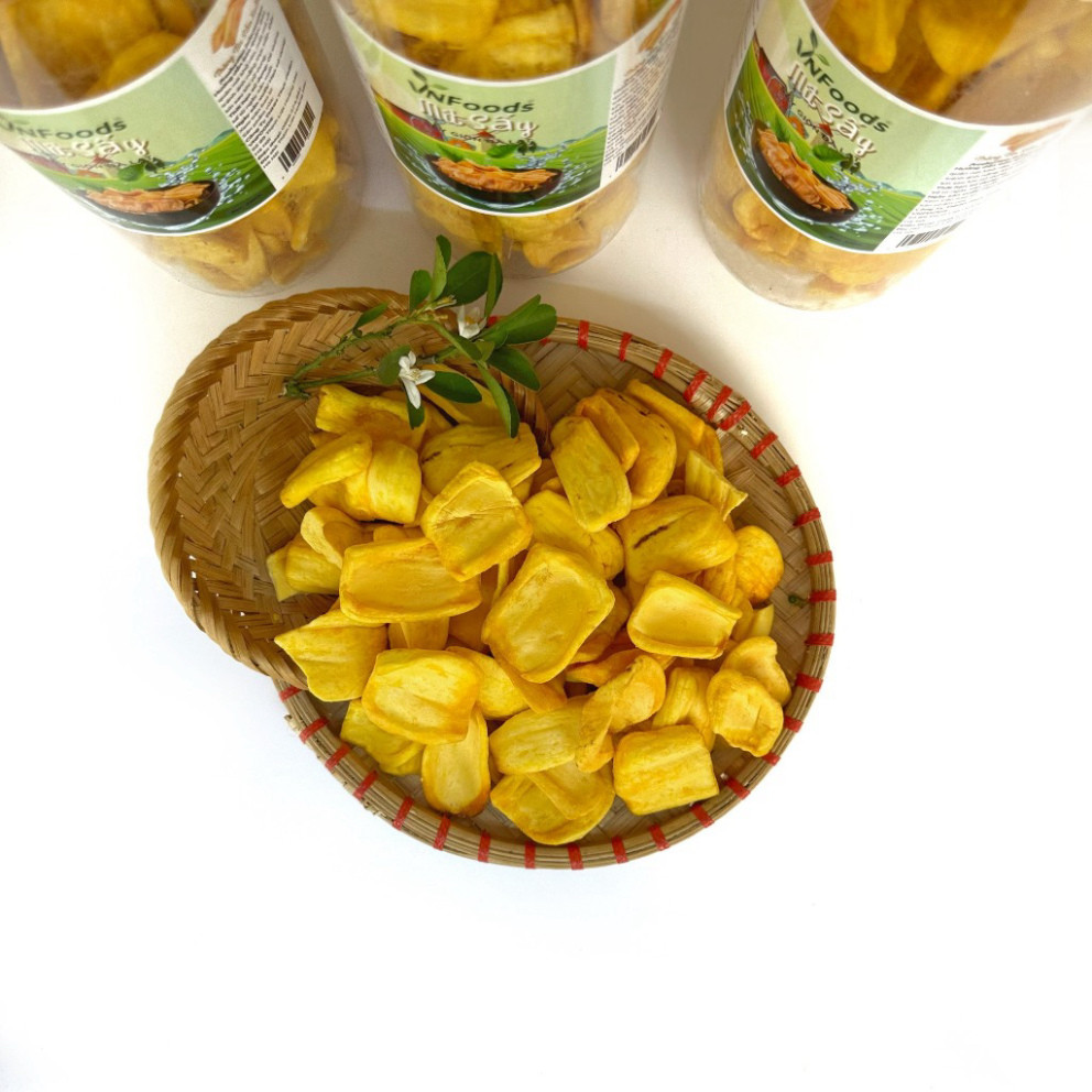 Mít Sấy Lá Bàng A - Mít Chín Vàng, Giòn Rụm, Ngon Khó Cưỡng VNFoods