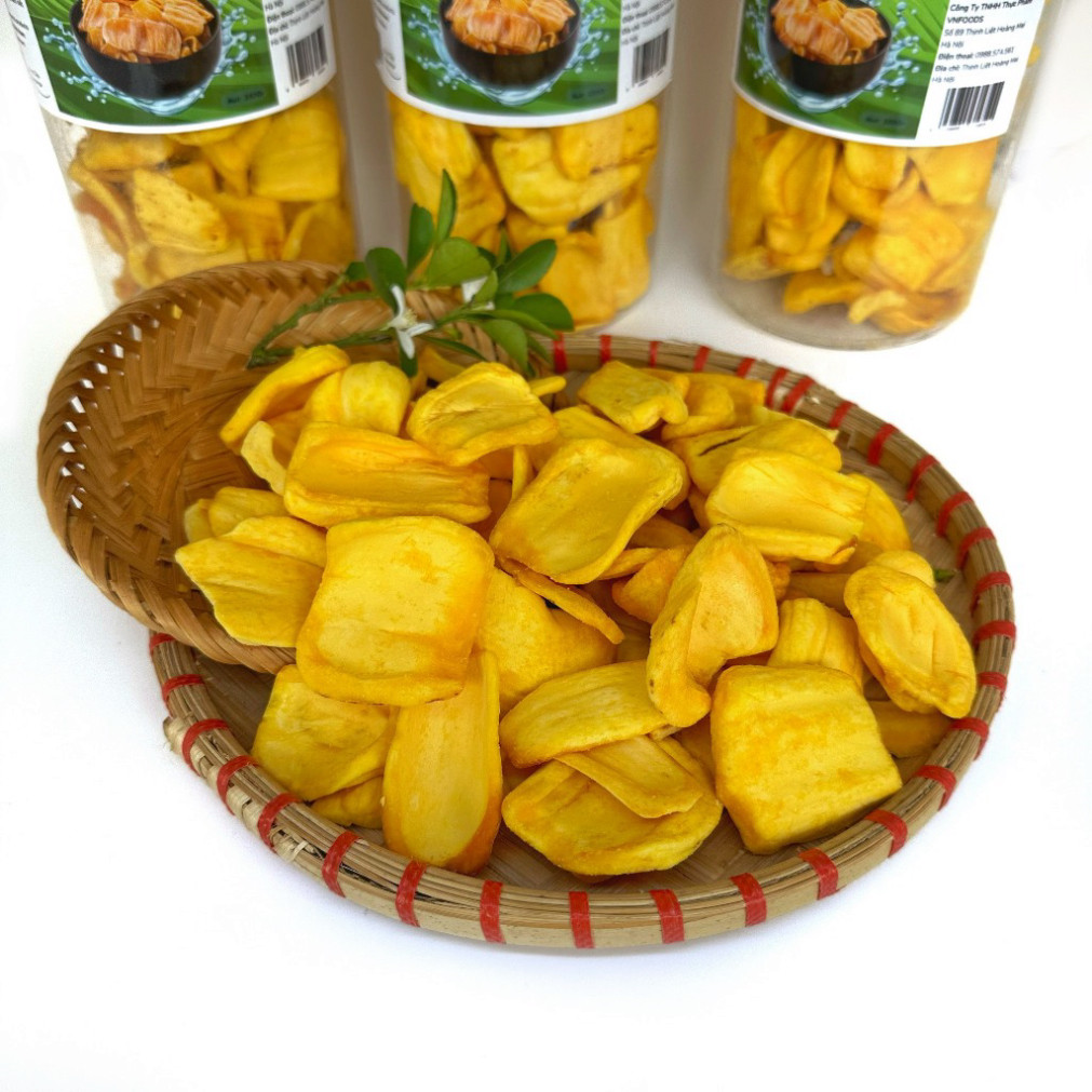 Mít Sấy Lá Bàng A - Mít Chín Vàng, Giòn Rụm, Ngon Khó Cưỡng VNFoods