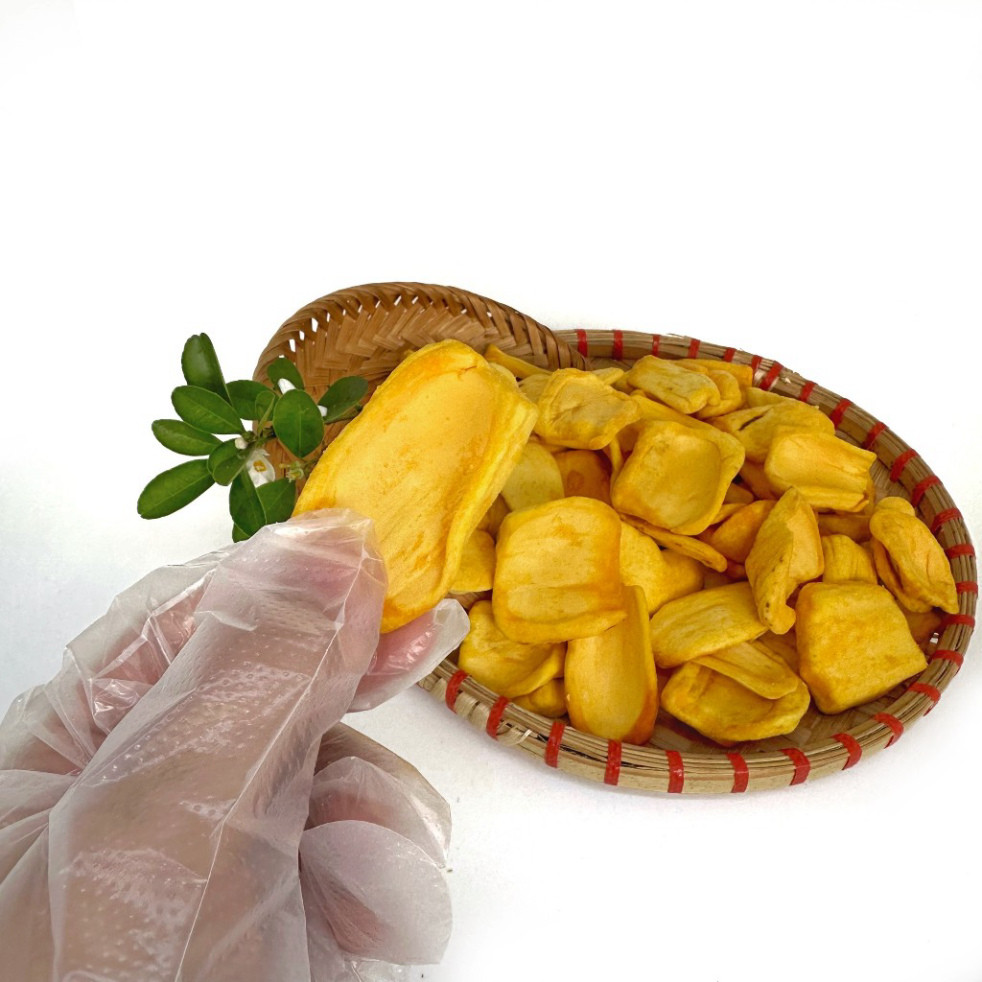 Mít Sấy Lá Bàng A - Mít Chín Vàng, Giòn Rụm, Ngon Khó Cưỡng VNFoods