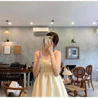 < SALE SỐC > Váy tiêu thư -  váy thiết kế dây tết rít cực xinh xắn, váy đi chơi phố t84
