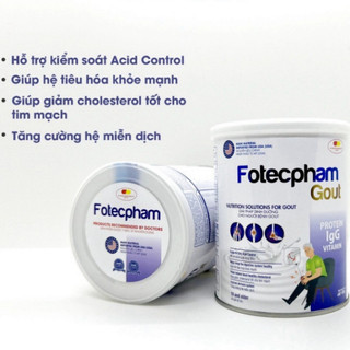 Sữa Fotecpham GOUT - Sản Phẩm Chuyên Biệt Hỗ Trợ Cho Người Bị Gout Chính Hãng 400g