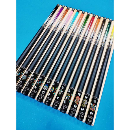 Cuemall cues 12 con giáp , cơ bida cá nhân cao cấp, ren 5/16/18