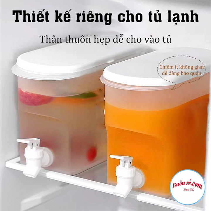 Bình Đựng Nước Có Vòi 3.5 LÍT VIỆT NHẬT , Bình Đựng Nước Hoa Quả Trái Cây Chuyên Để Tủ Lạnh Siêu Tiện Lợi