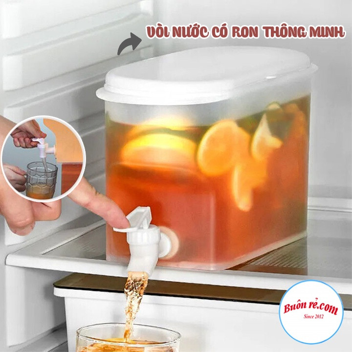 Bình Đựng Nước Có Vòi 3.5 LÍT VIỆT NHẬT , Bình Đựng Nước Hoa Quả Trái Cây Chuyên Để Tủ Lạnh Siêu Tiện Lợi