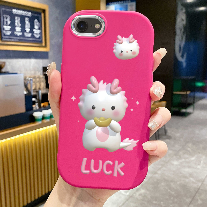 Ốp Lưng iPhone 6 Plus 6s Plus 7 Plus 8 Plus X Xs Max Xr 11 Pro Max Case Dễ thương Rồng Nhỏ