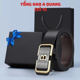 Thắt Lưng Nam Da Cao Cấp,Dây Nịt Nam Sang Trọng Khóa Tự Động - DÂY LƯNG CHẤT LIỆU DA CHỐNG NƯỚC THIẾT KẾ SANG TRỌNG