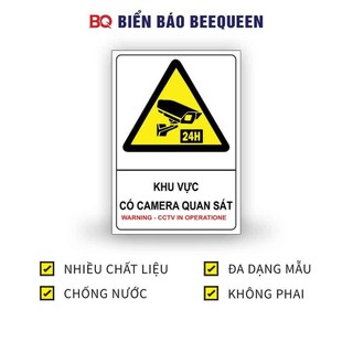 Biển báo KHU VỰC CÓ CAMERA QUAN SÁT F8