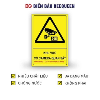 Biển báo KHU VỰC CÓ CAMERA QUAN SÁT F8