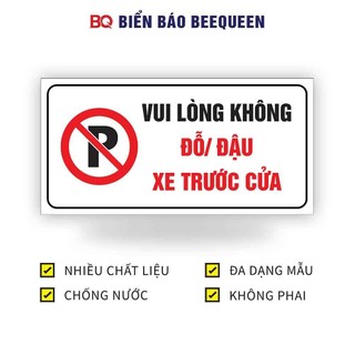 Biển báo KHÔNG ĐỖ ĐẬU XE TRƯỚC CỬA D118