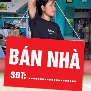 Decal dán hoặc biển treo BÁN ĐẤT, BÁN NHÀ ĐẤT, CHO THUÊ NHÀ, CHO THUÊ  MẶT BẰNG ĐẤT PHÒNG TRỌ
