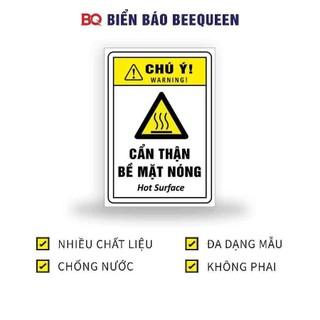 Biển báo CẨN THẬN BỀ MẶT NÓNG - BQ