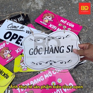 Biển Báo Đóng Mở Cửa - Close Open Treo Cửa Hàng, Quán Xá, Văn Phòng... Thiết Kế Theo Yêu Cầu