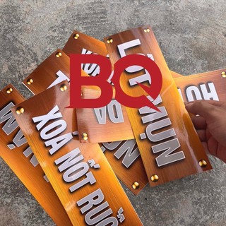 Decal Bảng Thẻ Dịch Vụ Nail Mi Spa Salon Tóc - Decal Siêu Dính Chống Nước 100%