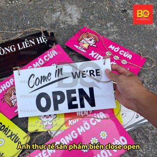Biển Báo Đóng Mở Cửa - Close Open Treo Cửa Hàng, Quán Xá, Văn Phòng... Thiết Kế Theo Yêu Cầu