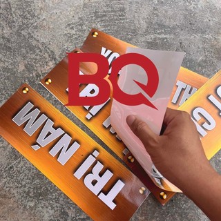 Decal Bảng Thẻ Dịch Vụ Nail Mi Spa Salon Tóc - Decal Siêu Dính Chống Nước 100%