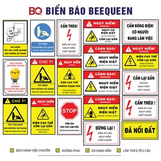 Biển Báo Ngành Điện - Biển Cảnh Báo An Toàn Điện - BeeQueen