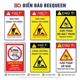 Biển báo công trường - Biển khu vực đang thi công - Biển Không Phận Sự Cấm Vào