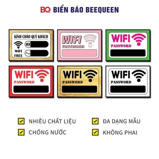 20 Mẫu Biển Pass Wifi - Bảng Treo Ghi Password Wifi Cho Các Cửa Hàng