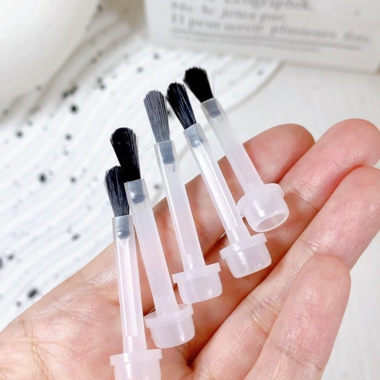 Bộ chổi thay chai sơn, chổi thay chai sơn kèm cán, chôi sơn nail,cọ sơn nail
