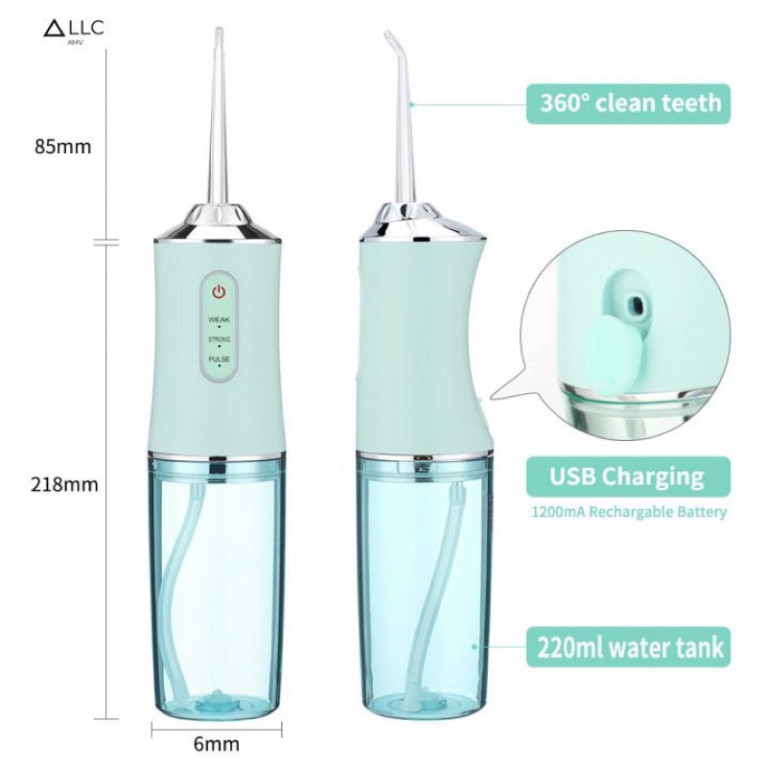 Tăm nước cầm tay du lịch Oral Irrigatr (sile) | BigBuy360 - bigbuy360.vn