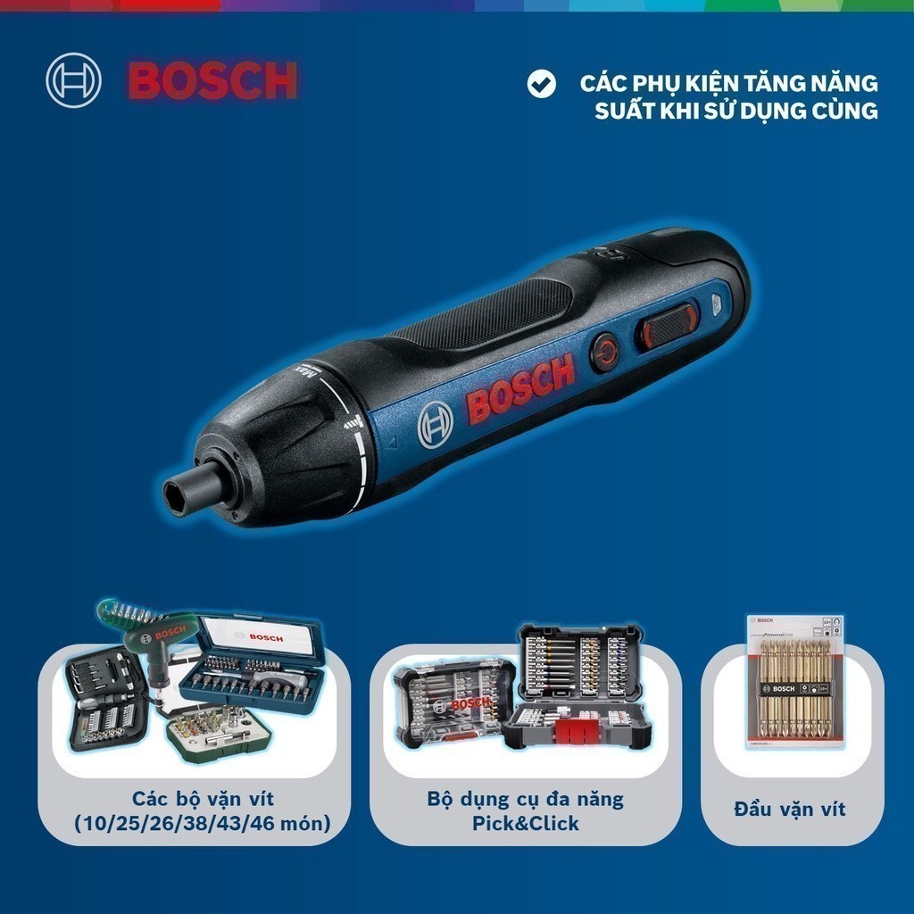 Ảnh Máy vặn vít dùng pin Bosch GO GEN 2 3