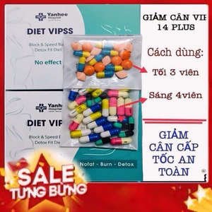 Giảm Cân Câp Tốc Vip 7 Yanhee Plus Thái Lan giảm ngay 7-9kg