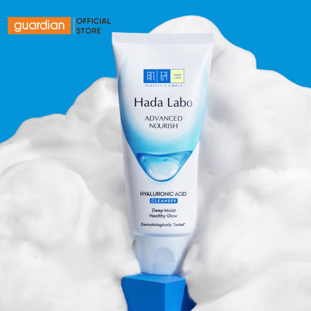 Ảnh Kem Rửa Mặt Dưỡng Ẩm Hada Labo Advanced Nourish Hyaluronic Acid Cleanser Guardian 80Gr 4