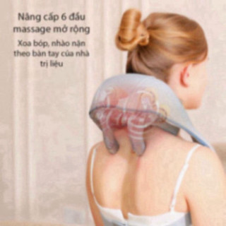 Máy Massage Cổ Vai Gáy 6D Công Suất 10W Giảm Đau Mỏi Giúp Thư Giãn Hiệu Quả (hàng tốt)