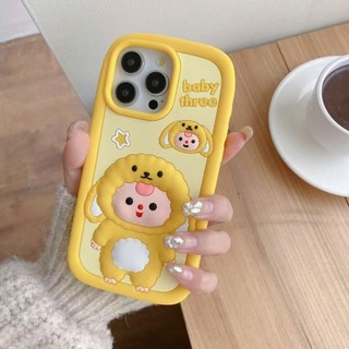 Ốp lưng iphone hoạt tiết Baby three 6plus/7plus/8plus/x/xs/xsmax/11/12/13/14/15/16/pro/plus/promax RABBI