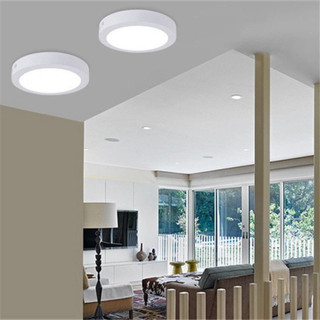 Đèn Ốp Trần Nổi Vuông,Tròn 12W|18W|24W Ánh Sáng Trắng, Đèn Trần Trang Trí Phòng Khách PANEL LAMP