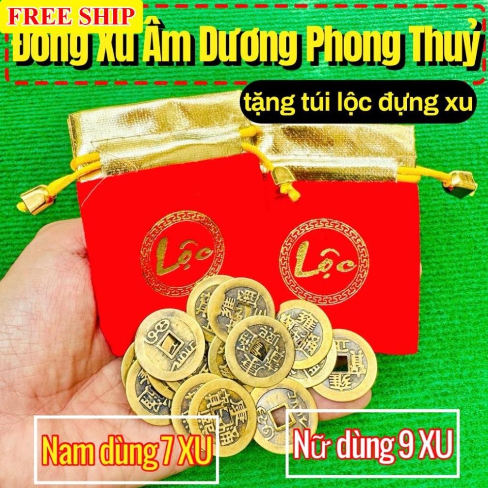 [LGD] Đồng Xu Phong Thủy 7 Xu Nam – 9 Xu Nữ Mang Lại Phú Quý | Shopee ...