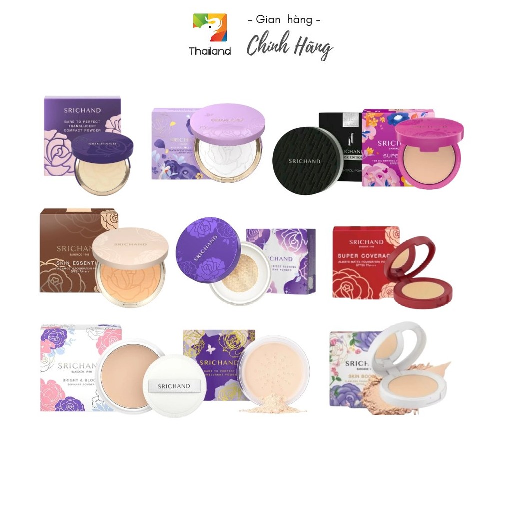 Phấn phủ bột trong suốt Srichand Bare To Perfect Translucent Powder ...