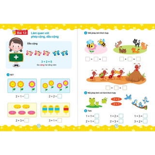 [Chuẩn NXB] Sách - Toán Tiền Tiểu Học (Phiên Bản Mới 5.0) Cho Bé 5-6 Tuổi Chuẩn Bị Vào Lớp 1