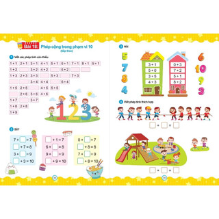 [Chuẩn NXB] Sách - Toán Tiền Tiểu Học (Phiên Bản Mới 5.0) Cho Bé 5-6 Tuổi Chuẩn Bị Vào Lớp 1