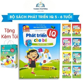 [Chuẩn NXB] Sách- Bộ 18 Quyển Vở Tập Tô Chữ Luyện Viết Phát Triển IQ Cho Bé (Tặng Kèm 2 Bút Chì+ Gọt+ Tẩy)