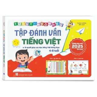 Sách - Combo 4 cuốn Tập đánh vần 2026 + Bé khởi đầu tập viết+ Bé chinh phục toán + Bé học tiếng anh qua hình ảnh