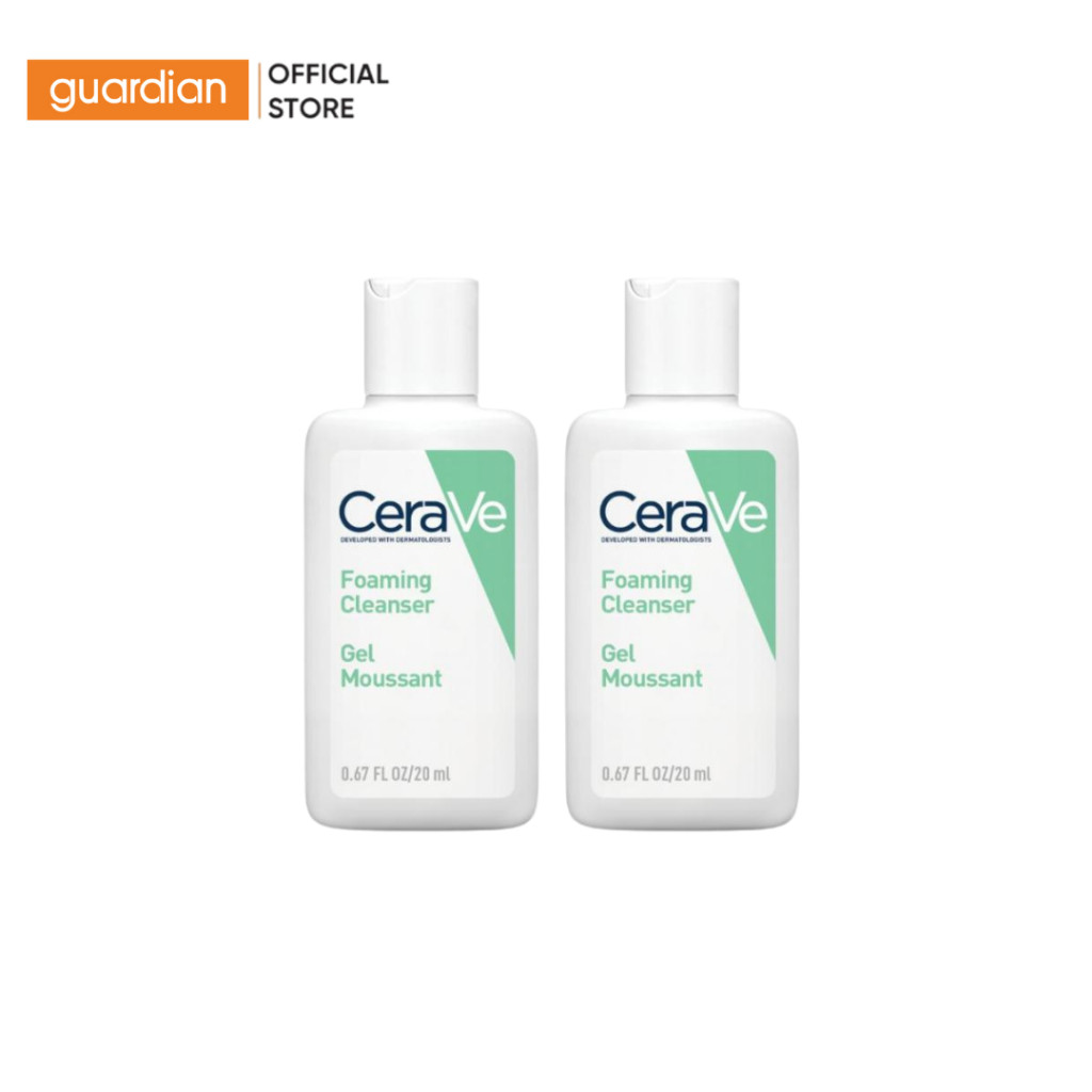Combo 2 Sữa Rửa Mặt Dành Cho Da Dầu Cerave 20ml x 2