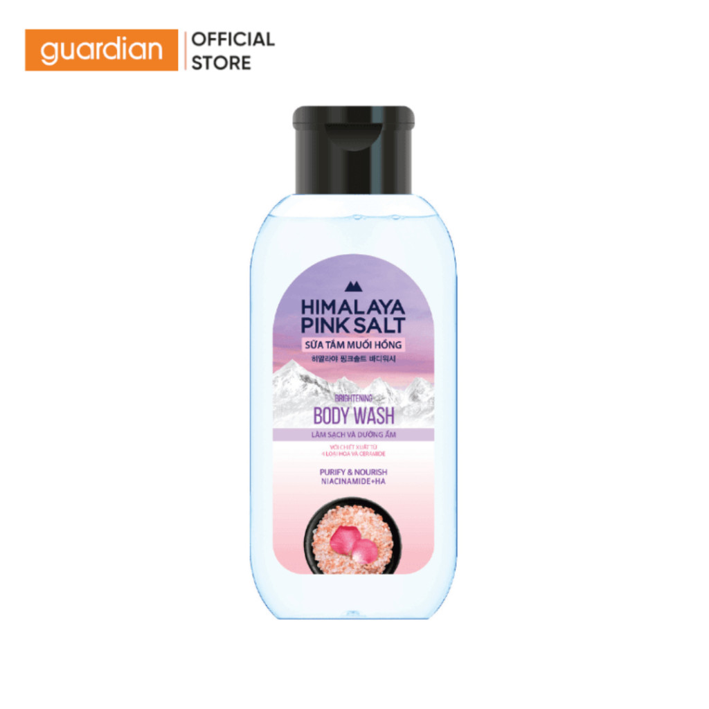 Sữa Tắm Muối Hồng Làm Sạch Và Dưỡng Ẩm Làn Da Himalaya Pink 200g