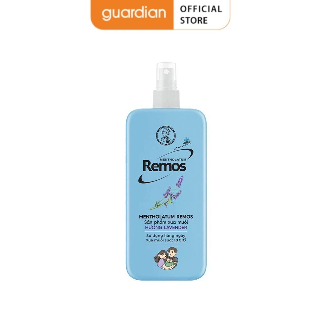 Xịt Xua Muỗi Remos Lavender 150Ml