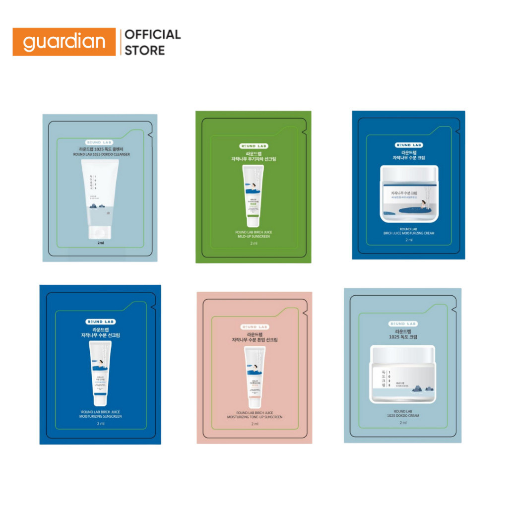 [HÀNG TẶNG KHÔNG BÁN] Combo Sachet Skincare Round Lab 2ml x 6 | Shopee ...