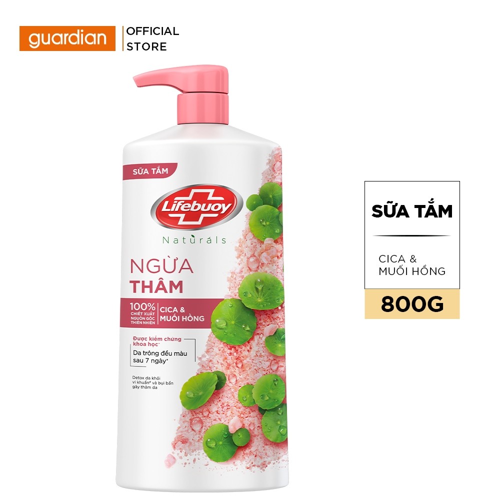 Sữa Tắm Lifebuoy Tràm Trà & Muối Hồng 800G