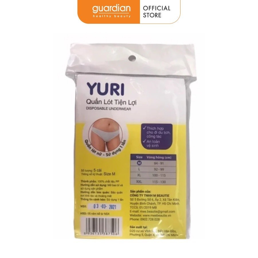Quần Lót Giấy Nữ Yuri Size M 5 Cái