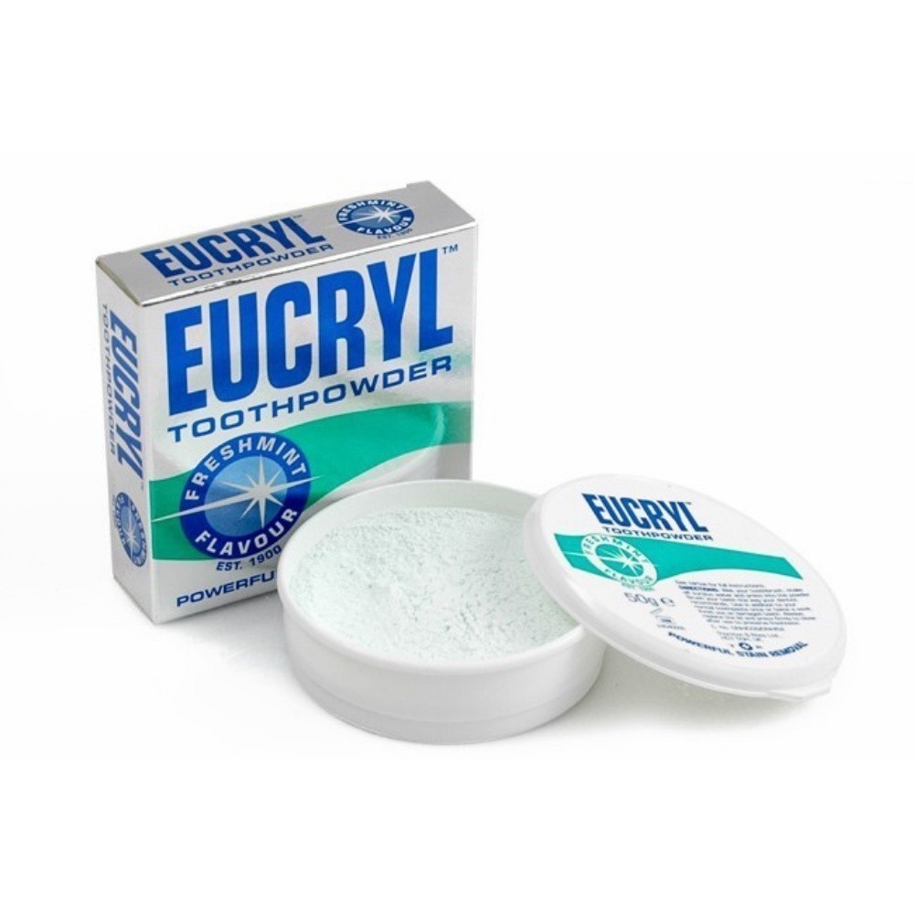 Ảnh Bột Hỗ Trợ Tẩy Trắng Răng Eucryl Toothpowder 50Gr 1