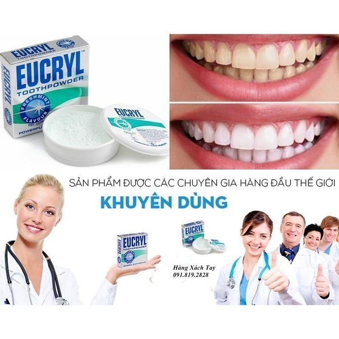 Ảnh Bột Hỗ Trợ Tẩy Trắng Răng Eucryl Toothpowder 50Gr 4