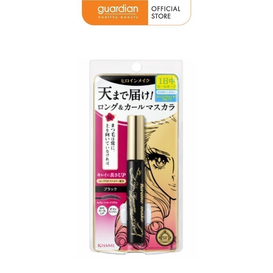 Mascara Màng Film Nâng Cao Nâng Cong KissMe Heroine 01 Black Màu Đen 6gr
